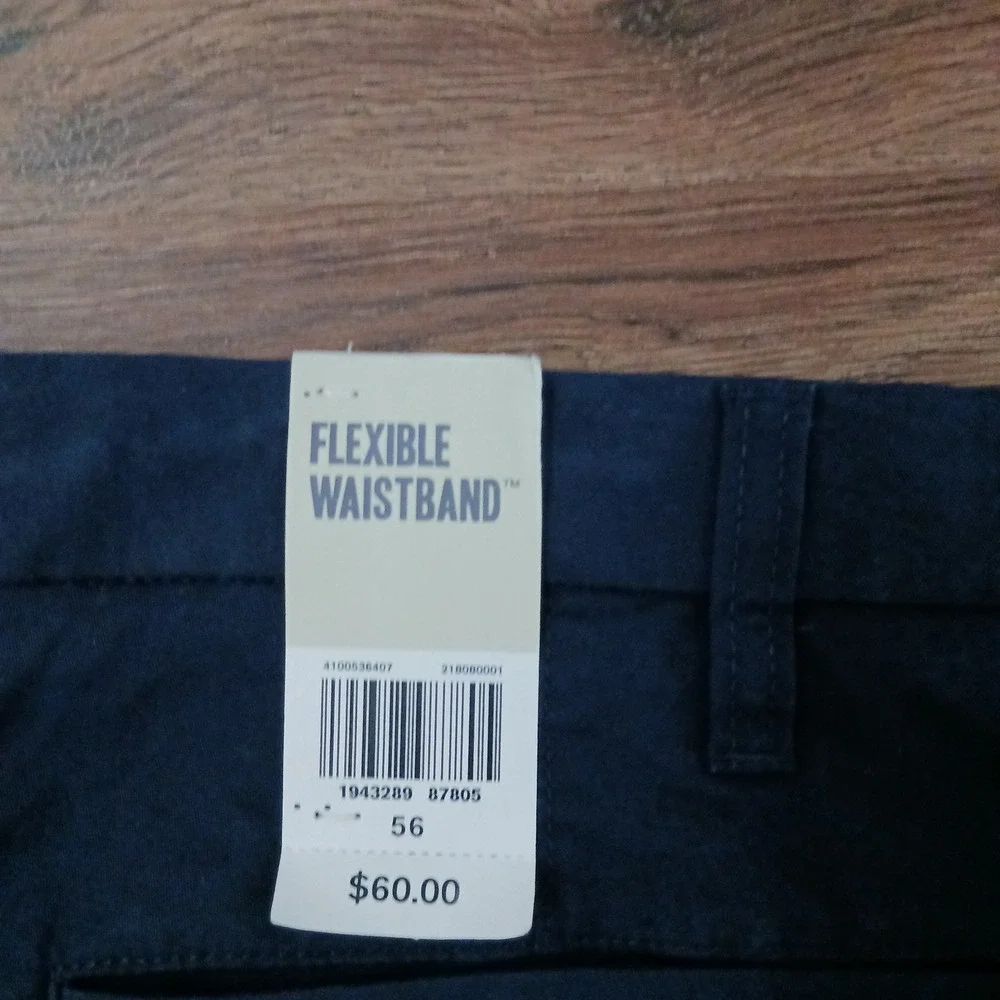 New Dockers Mens Ultimate Casual Chino Shorts Blue Size 56‎ Supremeflex